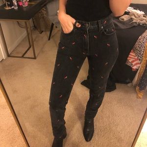 Reformation Stevie straight leg jeans
